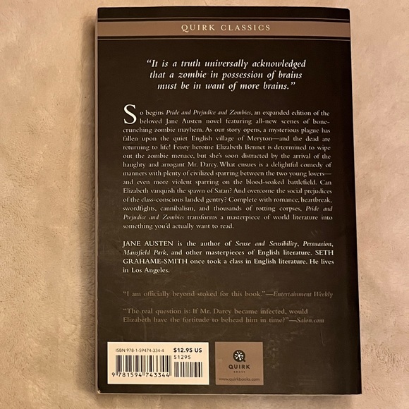 Book- Pride Prejudice and zombies - Picture 2 of 4